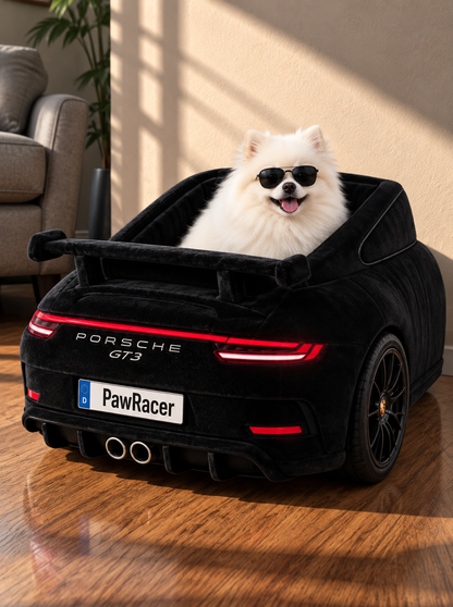 PawRacer™ Luxury Sports Car Pet Bed