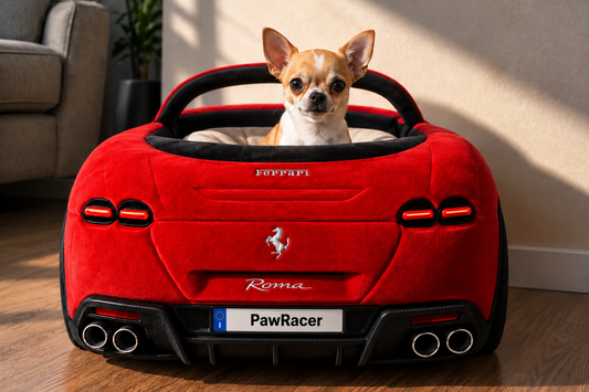 PawRacer™ Luxury Sports Car Pet Bed